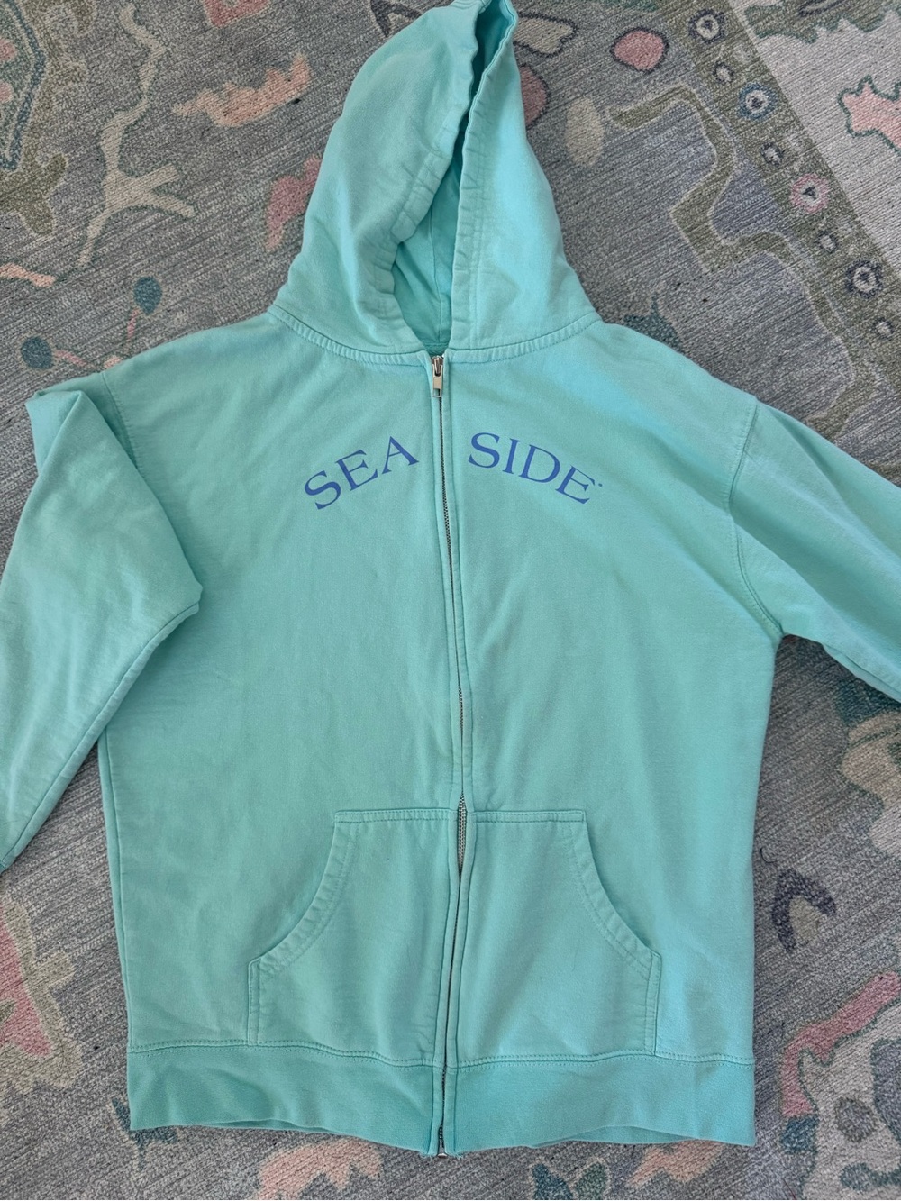 SeaSide Kids' Mint Zip Hoodie